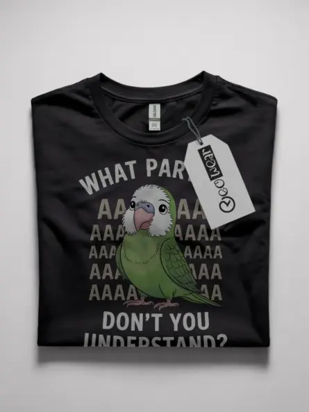 cute parakeet t shirt