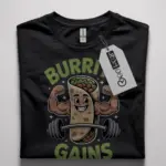 funny burrito gym shirt