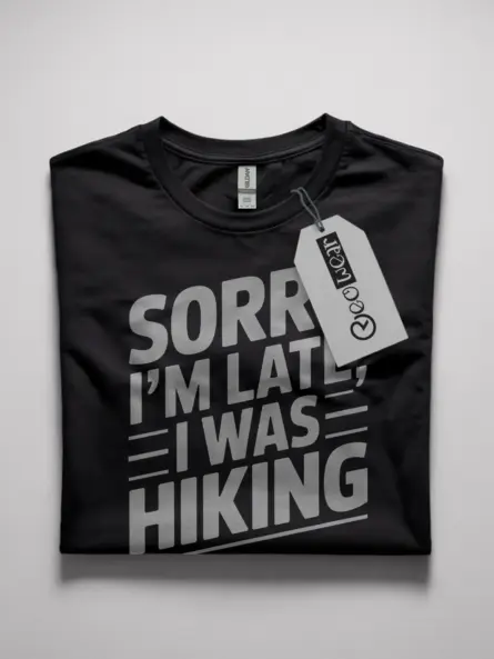 funny hiking Tshirt