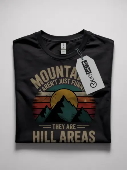 funny mountain pun t-shirt
