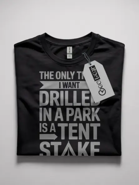 funny tent stake shirt