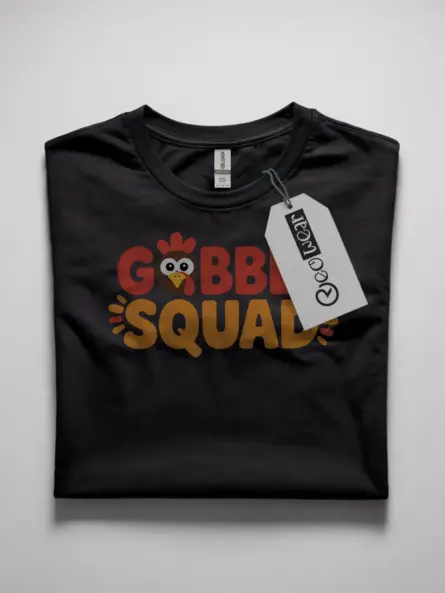 Gobble Squad Shirt – Cute Matching Thanksgiving Family Tee - Image 4