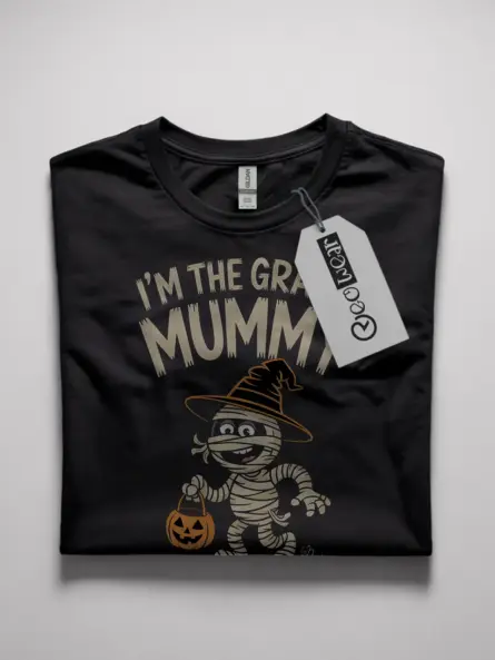 Adorable Grand Mummy Halloween Shirt for Grandma - Image 1