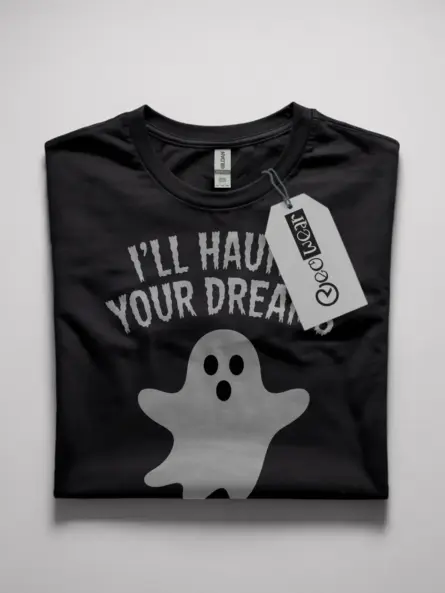 Spooky Haunt Your Dreams Ghost Shirt - Image 4