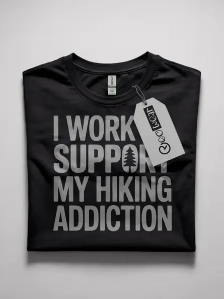 Hiking Addict Shirt – Funny Trail Obsession Tee for Workers - Image 4