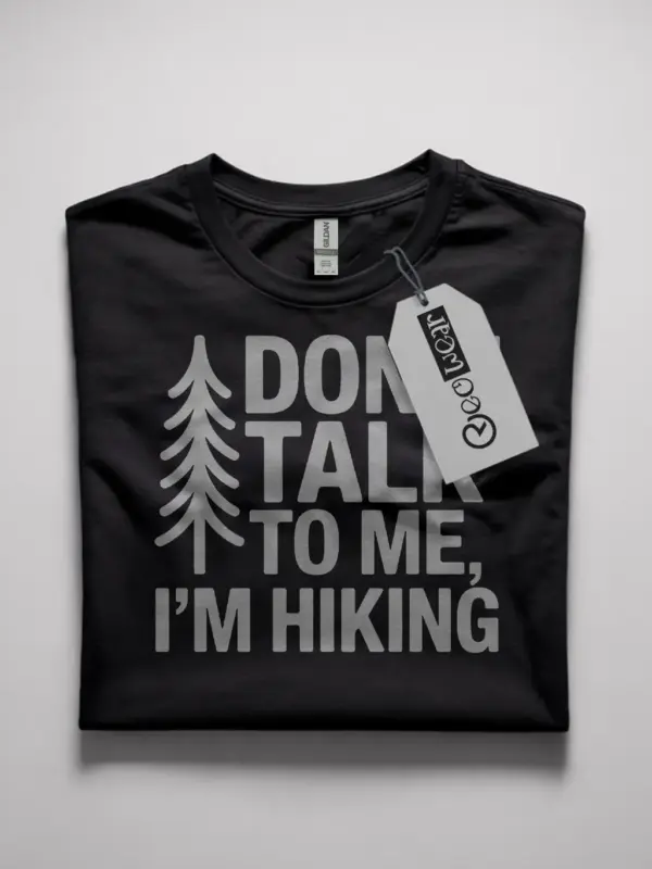 introvert hiking t-shirt