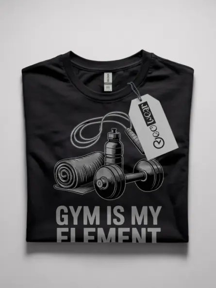 minimalist gym shirt