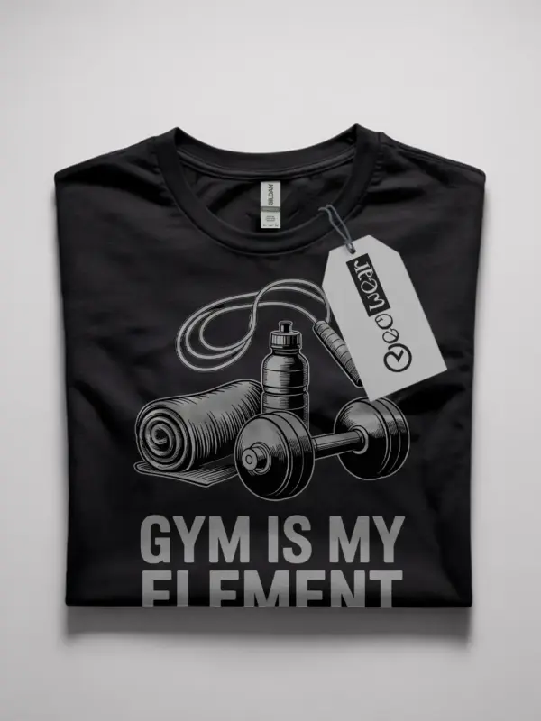 minimalist gym shirt