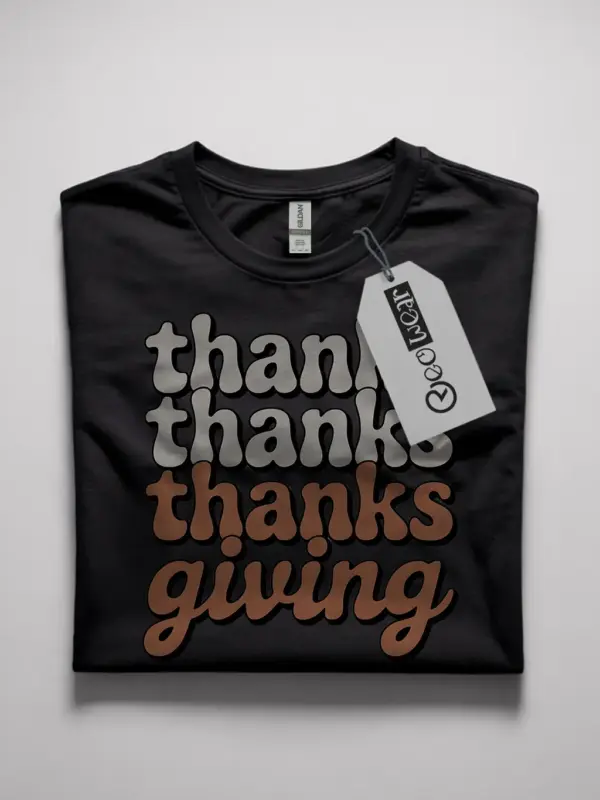minimalist thanksgiving shirt