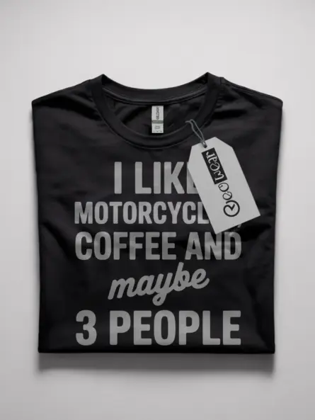 motorcycle coffee t shirt
