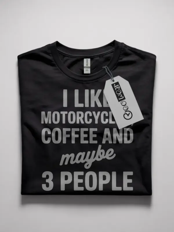 motorcycle coffee t shirt