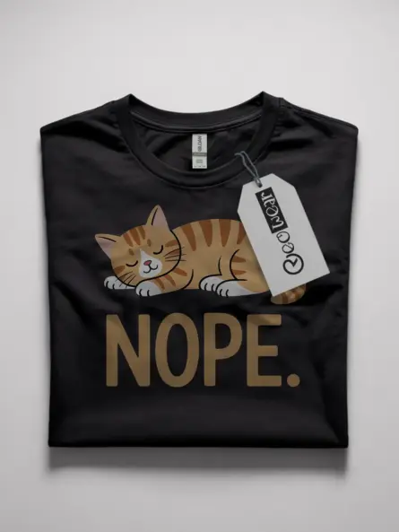 not today cat shirt