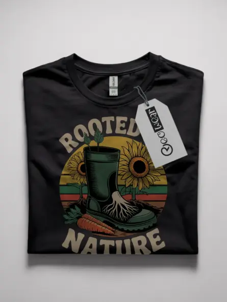 rooted in nature t-shirt