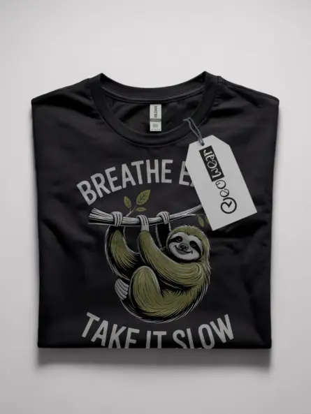 Sloth Relaxation Shirt – Calming Animal Tee for Mindful Living - Image 10