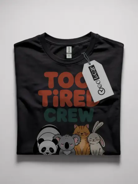 tired animal t-shirt