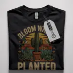 vintage cactus t-shirt for plant lovers