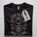 vintage motorcycle TShirt