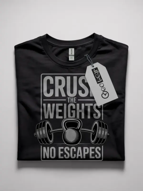 black flatlay Shirt weightlifting-motivation-shirt weightlifting motivation shirt