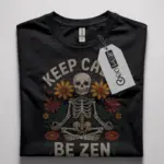 zen skeleton t-shirt