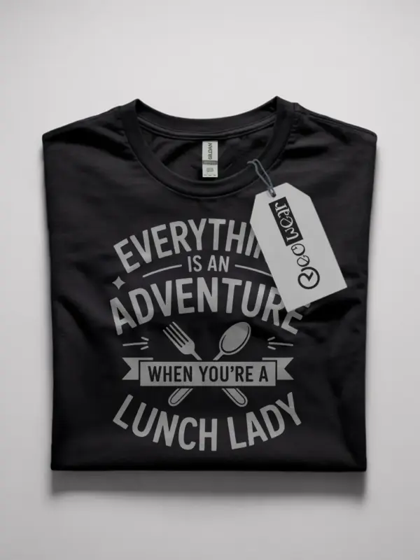 adventure lunch lady t-shirt