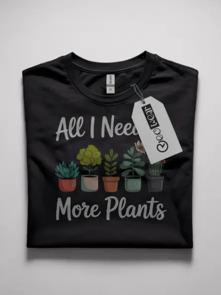 minimalist plant lover t-shirt