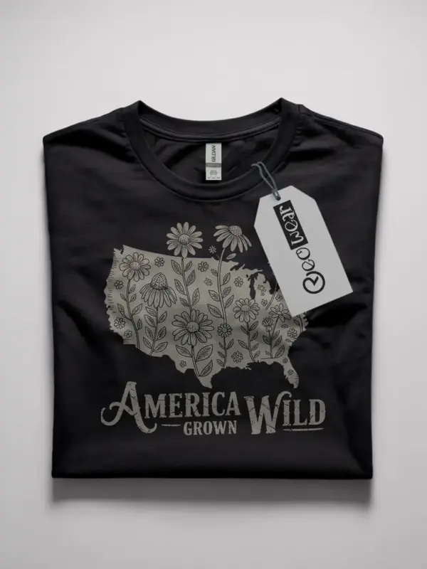 america wildflower t-shirt