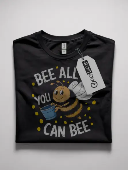 Bee All You Can Bee Shirt – Cheerful Motivational Pun Graphic Tee - Image 4