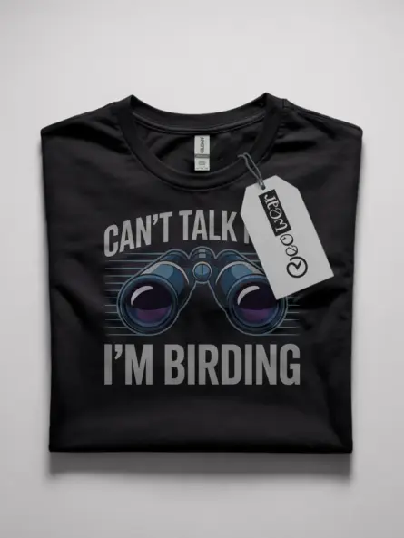 Can't Talk Now I'm Birding – Birding T-Shirt for Birdwatchers - Image 7