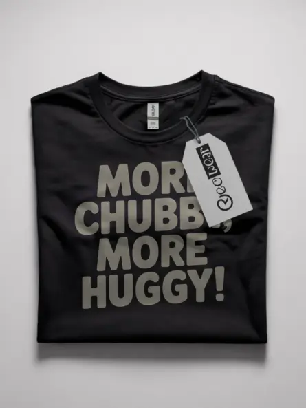 body positive chubby huggy t-shirt