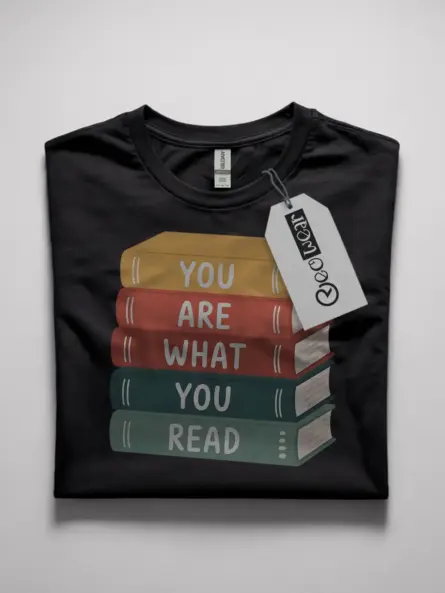 book stack t-shirt
