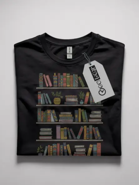bookshelf t-shirt