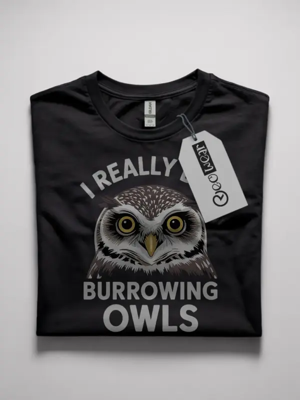 burrowing owl t-shirt for bird lovers