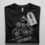 vintage cafe racer bike shirt