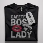cafeteria boss lady t-shirt