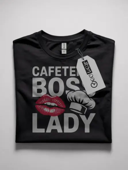 cafeteria boss lady t-shirt