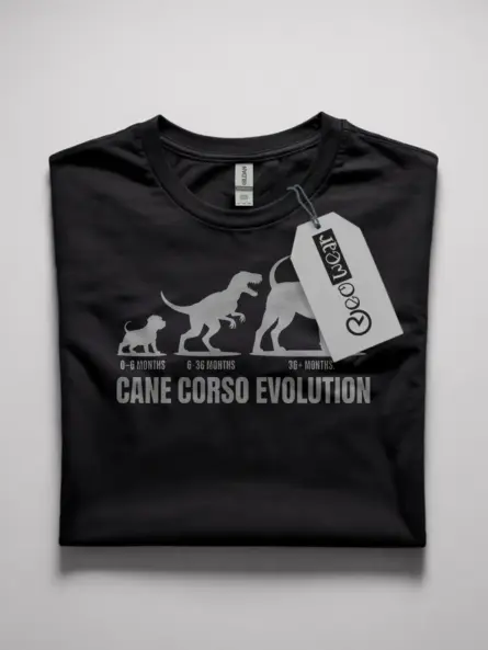 Hilarious Cane Corso Evolution Shirt – Funny Dog Growth Tee - Image 4