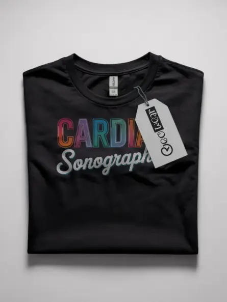 Vibrant Cardiac Sonographer T-Shirt for Echo Techs - Image 7