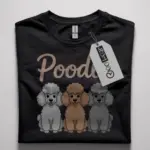 cartoon poodle t shirt