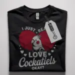 cockatiel lover t-shirt