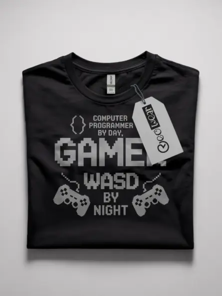 Epic Programmer by Day Gamer by Night T-Shirt - Image 4