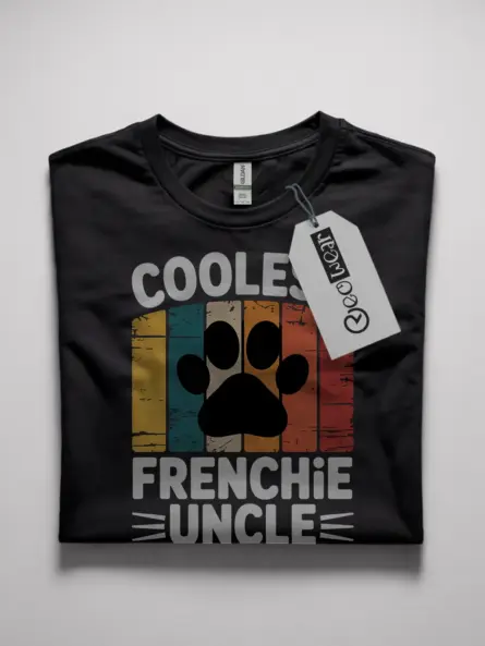 frenchie uncle t-shirt