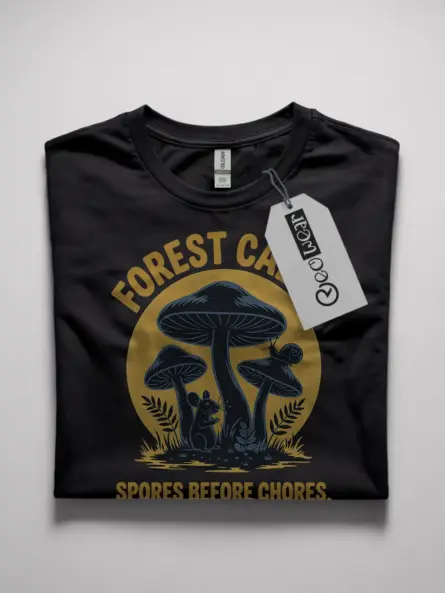 cottagecore mushroom foraging t-shirt
