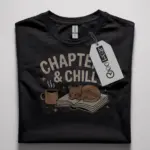 cozy reading t shirt
