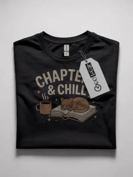 cozy reading t shirt