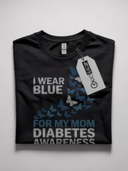 diabetes awareness mom shirt