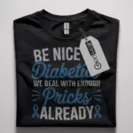 diabetic awareness t-shirt