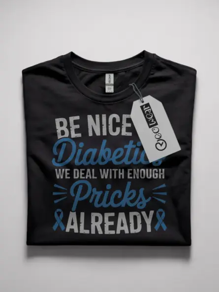 diabetic awareness t-shirt