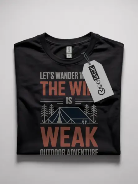 digital detox camping t-shirt