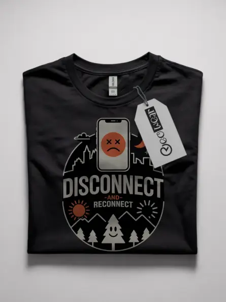 disconnect and reconnect t-shirt