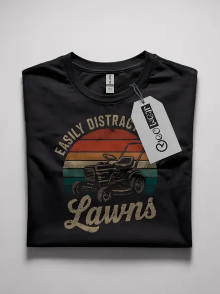 retro lawn care t-shirt